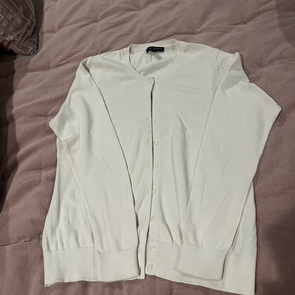 Ladies cream cardigan